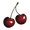 Вишня. 2 ягоды Вишня. 2 ягоды